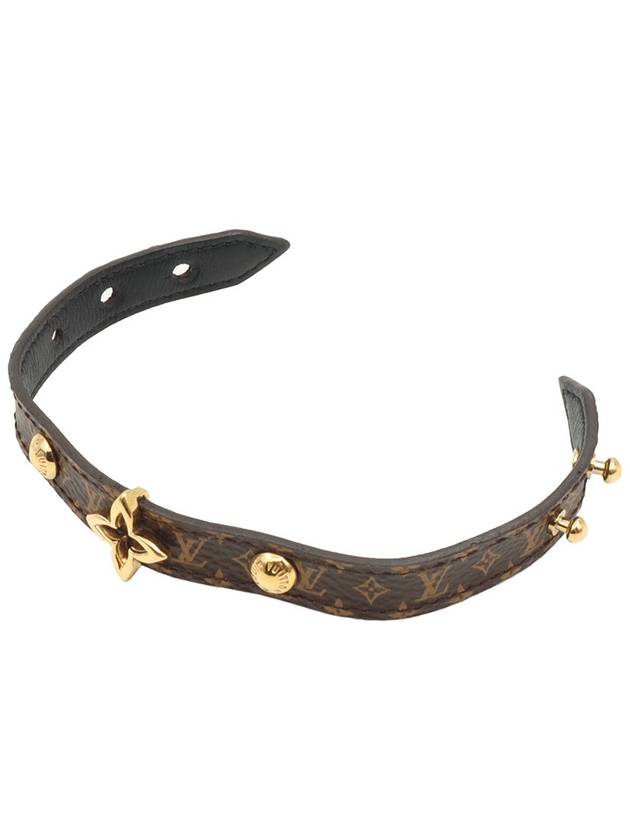 Monogram Canvas Gold Blooming Bracelet No 17 M6534F - LOUIS VUITTON - BALAAN 4