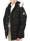 Original 3Q Hooded Padding White Shearling Black - MOOSE KNUCKLES - BALAAN 9