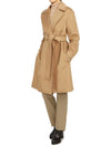 Tigre Wool Single Coat Camel - MAX MARA - BALAAN 7