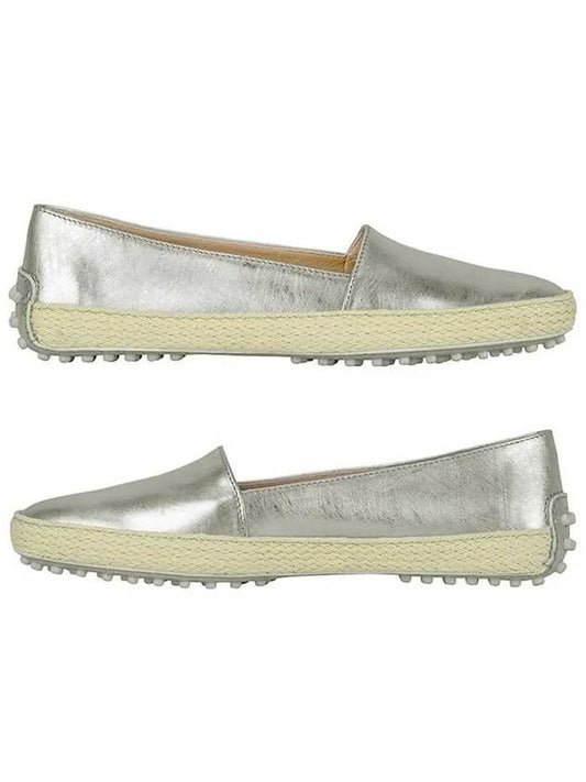 Women's Gommino Driving Shoes Silver - TOD'S - BALAAN 2