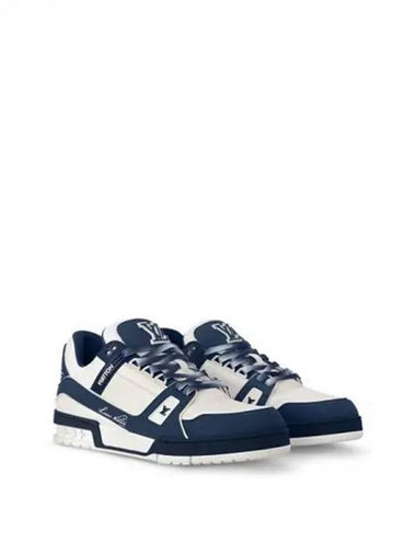 LV Trainer Sneakers Blue 1ADHCM - LOUIS VUITTON - BALAAN 1