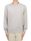 Metropolis Series Stretch Fleece Logo Sweatshirt Grey - CP COMPANY - BALAAN 2