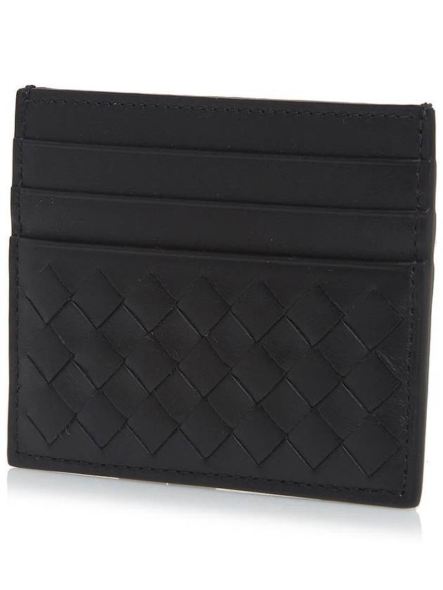 Intrecciato Classic Card Wallet Black - BOTTEGA VENETA - BALAAN 3