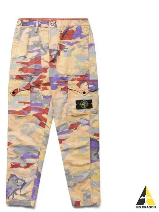 Heritage Camo Ripstop Nylon Cargo Pants Beige - STONE ISLAND - BALAAN 2