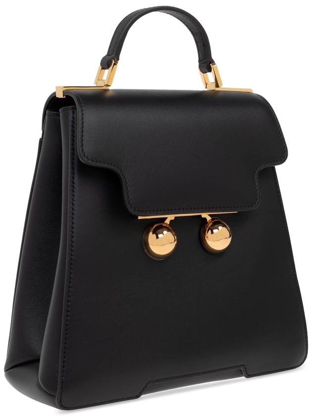 Trunkaroo Leather Backpack Black - MARNI - BALAAN 5