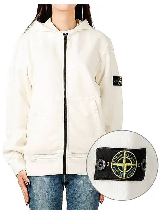 Kids Waffen Hood Zip up 781660740 V0001 White 271346 - STONE ISLAND - BALAAN 1