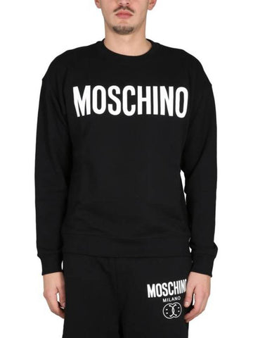 Logo Sweatshirt Black - MOSCHINO - BALAAN 1