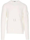 Metropolis Merino Wool Knit Top White - CP COMPANY - BALAAN 2