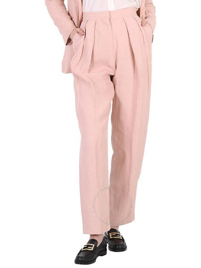 Women's Pleated Wide Pants Pink - STELLA MCCARTNEY - BALAAN 2