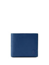 Logo Stamp 2-Fold Half Wallet Blue - BURBERRY - BALAAN 1