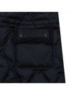 Women’s Scallop Quilted Long Vest 1062LBGNNAVY - BLACK&WHITE - BALAAN 4