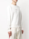 Embroidered Logo Cotton Sweatshirt White - MAISON MARGIELA - BALAAN 4