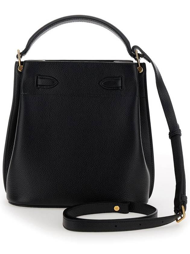 Islington Small Classic Grain Bucket Bag Black - MULBERRY - BALAAN 3