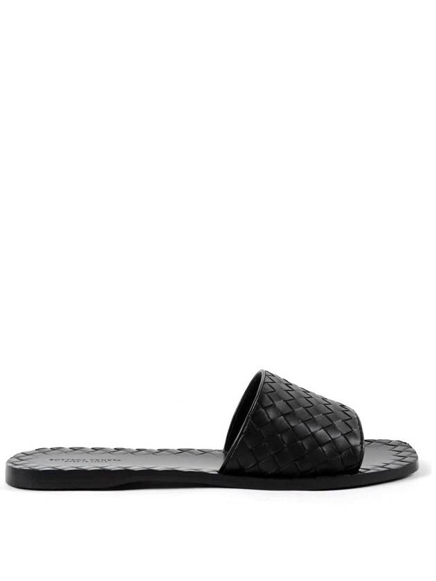 Intrecciato Slippers Black - BOTTEGA VENETA - BALAAN 2