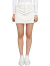 Icon Zip Skirt White - HORN GARMENT - BALAAN 2