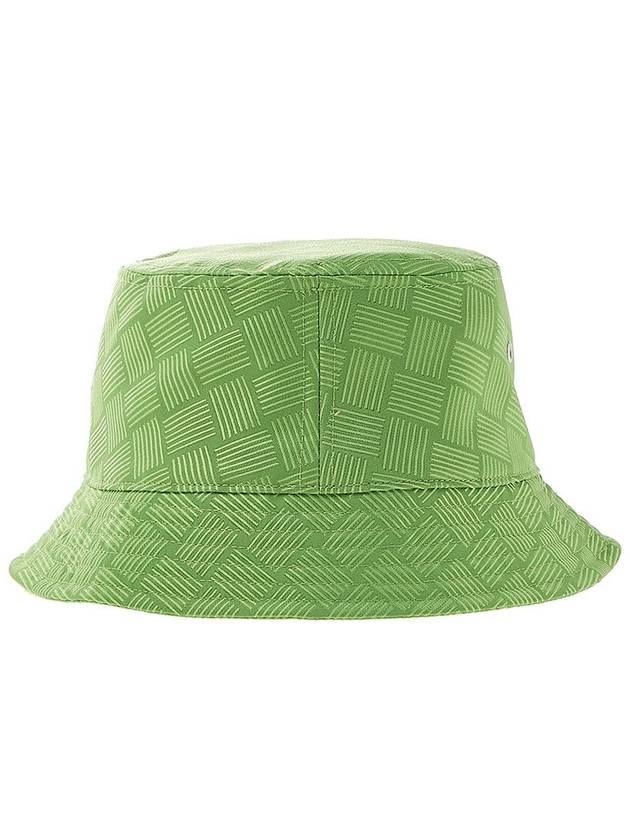 Intrecciato Jacquard Bucket Hat Acid Green - BOTTEGA VENETA - BALAAN 4