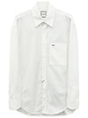 Cotton Back Logo Shirt White W243SH07811W - WOOYOUNGMI - BALAAN 4