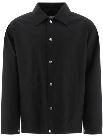 Back Logo Print Jacket Black - JIL SANDER - BALAAN 2