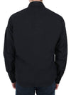 Taylon L Zip-up Long Sleeve Shirt Black - CP COMPANY - BALAAN 6