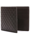 Micro GG Ssima Bifold Wallet Brown - GUCCI - BALAAN 3