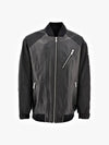 Anica Logo Patch Bomber Jacket Black - MOOSE KNUCKLES - BALAAN 2