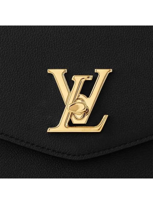 Oxford Lockme Leather Shoulder Bag Black - LOUIS VUITTON - BALAAN 6