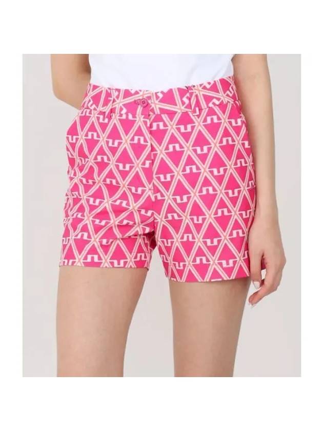 Golf Gwen Printed Shorts GWPA09305 S193 Women's Gwen Printed Shorts - J.LINDEBERG - BALAAN 1