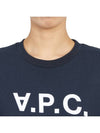 VPC Logo Sweatshirt Navy - A.P.C. - BALAAN 9