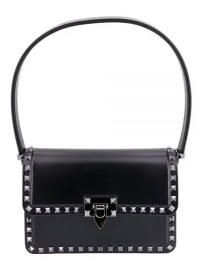 Rockstud Shoulder Bag Black - VALENTINO - BALAAN 2