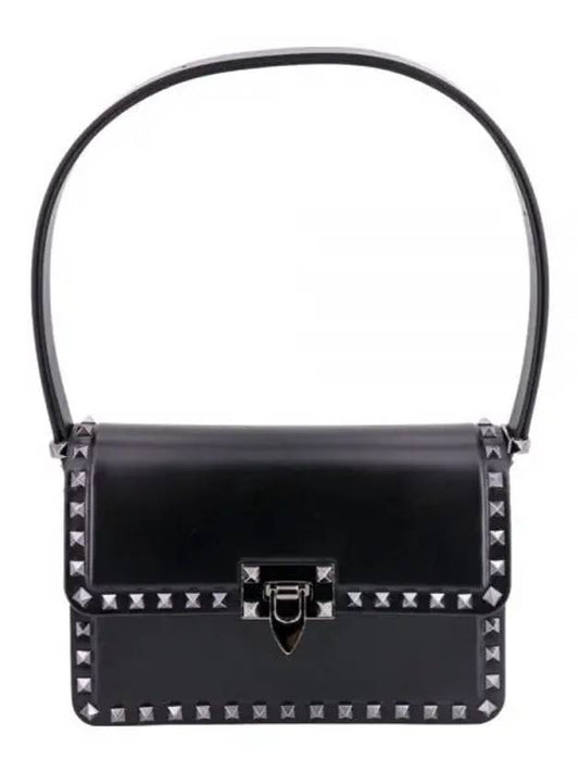 Rockstud Shoulder Bag Black - VALENTINO - BALAAN 2