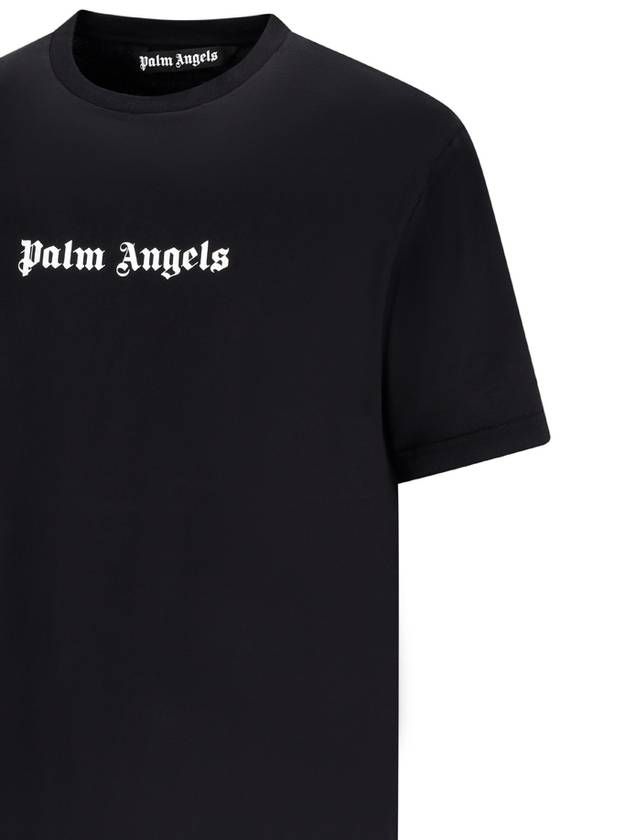 logo print t-shirt - PALM ANGELS - BALAAN 4