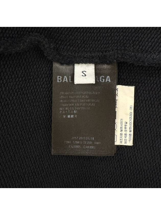 Laurel rainbow overfit hoodie black - BALENCIAGA - BALAAN 7