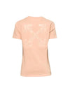 3D Reeves Arrow Short Sleeve T-Shirt Pink - OFF WHITE - BALAAN 1