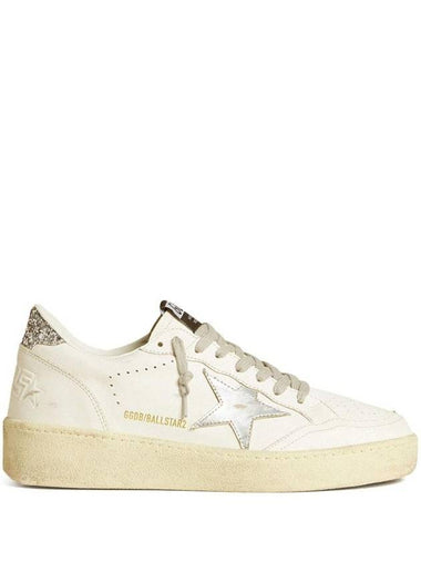 Ball Star 2 Glitter Low Top Sneakers White - GOLDEN GOOSE - BALAAN 1