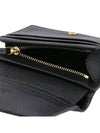 GG Marmont Leather Half Wallet Black - GUCCI - BALAAN 7