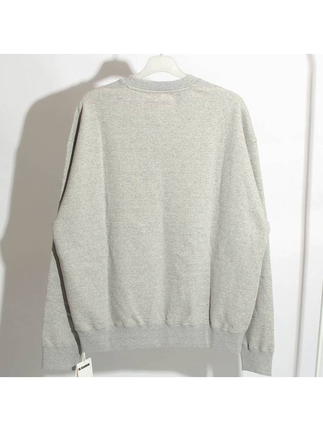 23SS Overfit Basic Logo Sweatshirt Gray J47GU0001 052 - JIL SANDER - BALAAN 2