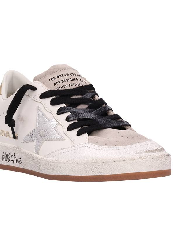 Ballstar Gold Top Low Top Sneakers White - GOLDEN GOOSE - BALAAN 6