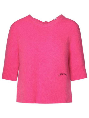 Sweater K2128072 Fucsia - GANNI - BALAAN 1