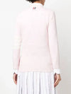 4 Bar Pointelle V Neck Cardigan Light Pink - THOM BROWNE - BALAAN 5