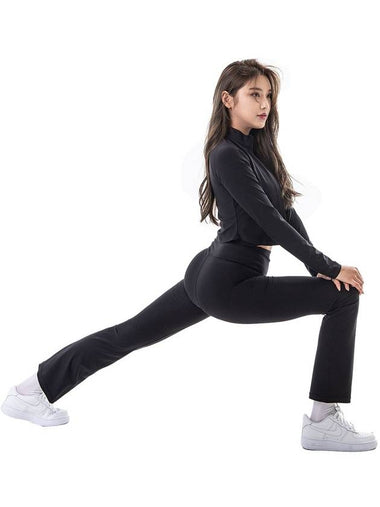 Point Fix Women's Diet Training Sweat Warmer Flora Bootcut Leggings Black - HOTSUIT - BALAAN 1