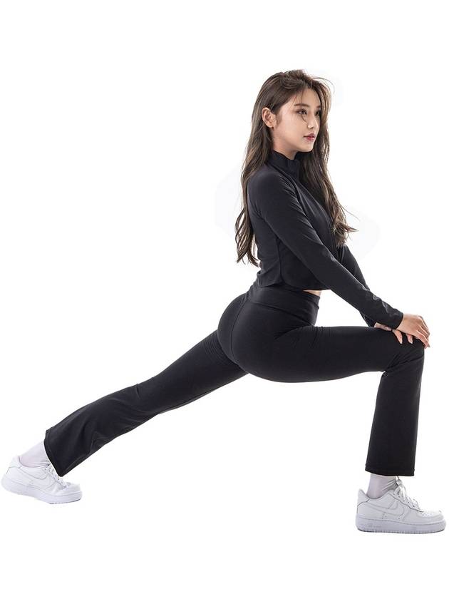 Point Fix Women's Diet Training Sweat Warmer Flora Bootcut Leggings Black - HOTSUIT - BALAAN 1