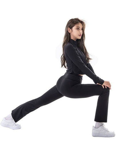 Point Fix Women's Diet Training Sweat Suit Warmer Flora Bootcut Leggings Black - HOTSUIT - BALAAN 2