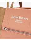 Logo Canvas Baker Out Medium Tote Bag Pink Beige - ACNE STUDIOS - BALAAN 8