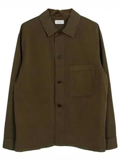 Pyjama Long Sleeve Shirt Dark Tobacco - LEMAIRE - BALAAN 2