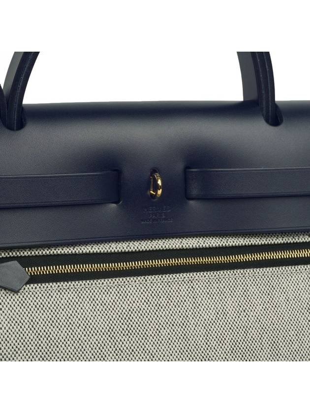 Erbag 31 NOIR ECRU BLEU INDIGO gold plated full set - HERMES - BALAAN 6