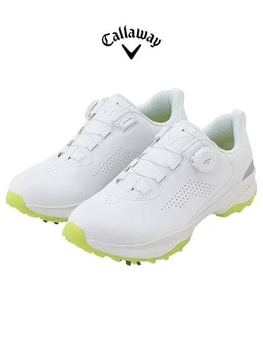 Pro Comfort Boa Spike Golf Shoes White Silver - CALLAWAY GOLF - BALAAN 1