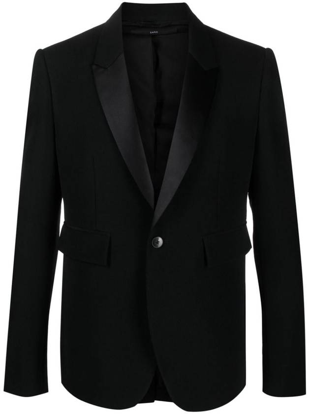 Sapio Single-Breasted Cotton-Wool Blazer - SAPIO - BALAAN 1