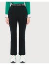 Banded spandex flared pants WOMAN BLACK TMFPT20209 - TRIMERE - BALAAN 1