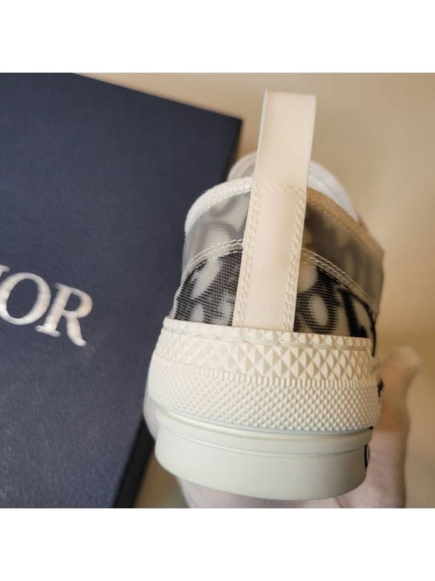 B23 Low Top Sneakers  Oblique White & Black - DIOR - BALAAN 5