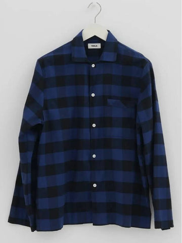 flannel pajama shirt - TEKLA - BALAAN 1